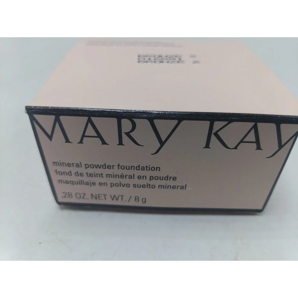 Mary Kay Mineral Powder Foundation BRONZE 2 #016891 Discontinued New In Box .28